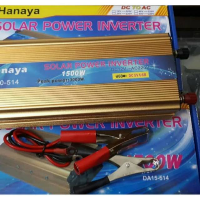 Solar Power Inverter HANAYA 1500 Watt Original New