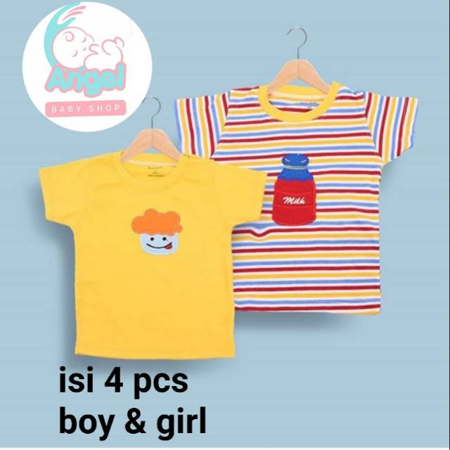 Rich baby kaos isi 4 pcs