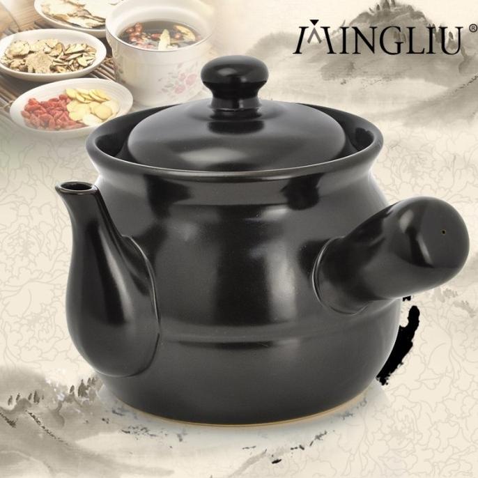 Teko Panci Keramik Masak Obat Herbal Tradisional Dari Tanah Liat