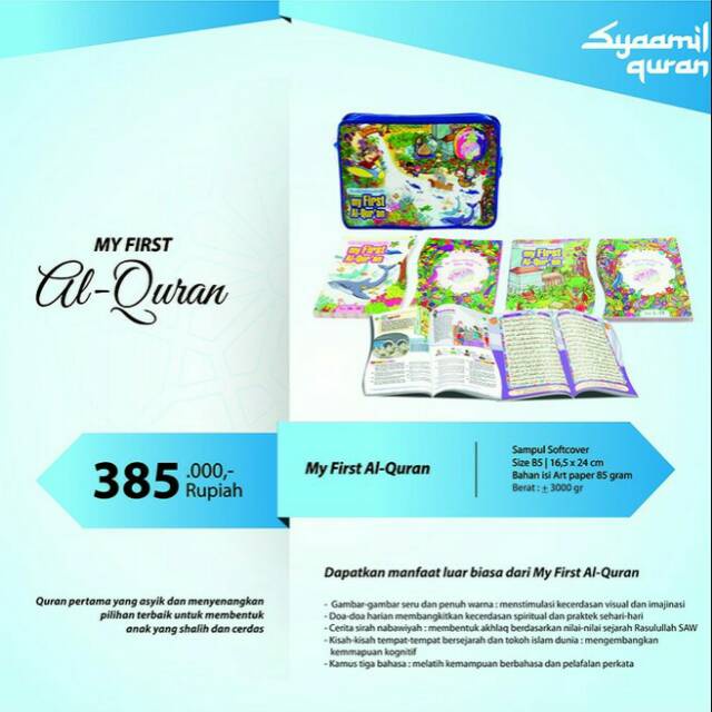 Al Quran  Alquran Anak  Quran For Kids  cerita bergambar My First
