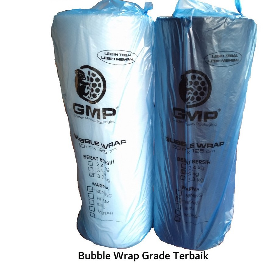 

Bubble Wrap Hitam/Putih (Pembungkus Barang Packing) 50 M x 125 CM