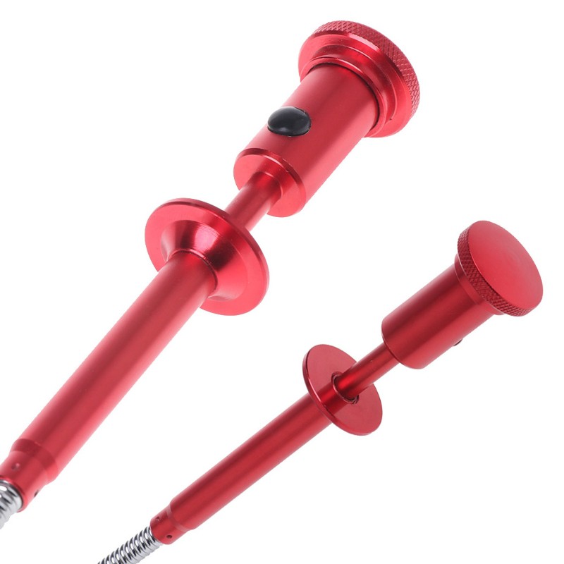 Flexible Pick Up Tool Magnet 4 Claw LED Light Spring Grip Home Toilet Gadget