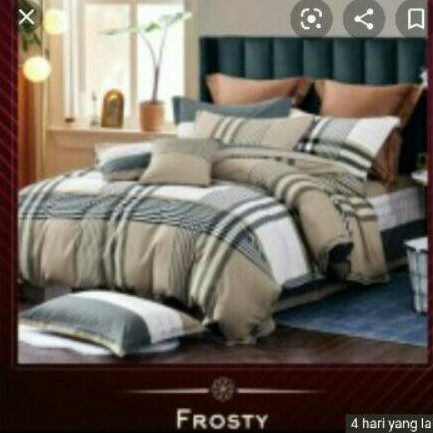 sprei impor Taiwan katun jepang majesty frosty