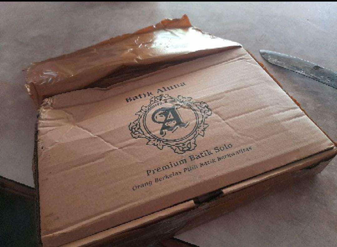 Kemeja Batik Pria Lengan Panjang Slim Fit Batik Solo Premium Kombinasi Seragam Kantor Original 064