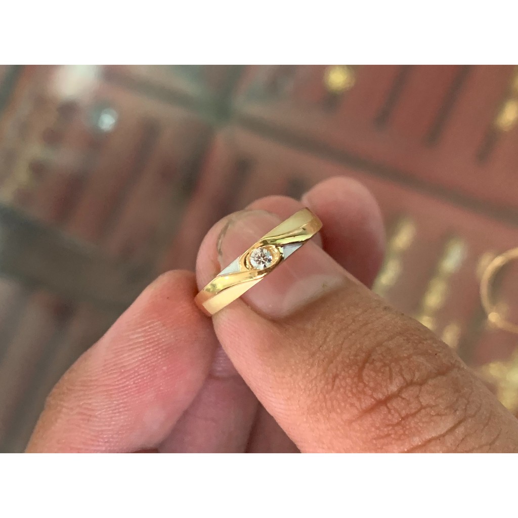 Banyak motif yaa. 700 Cincin asli kadar 70% 22 surabaya gold whitegold kuning tunangan