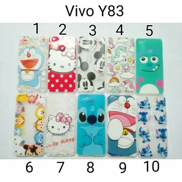 Case Karakter For Vivo Y83 / Softcase Vivo Y83