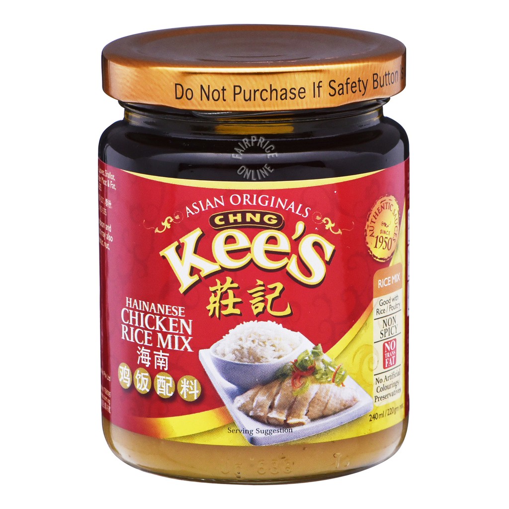 

Chng Kee's Hainanese Chicken Rice Mix 240ml