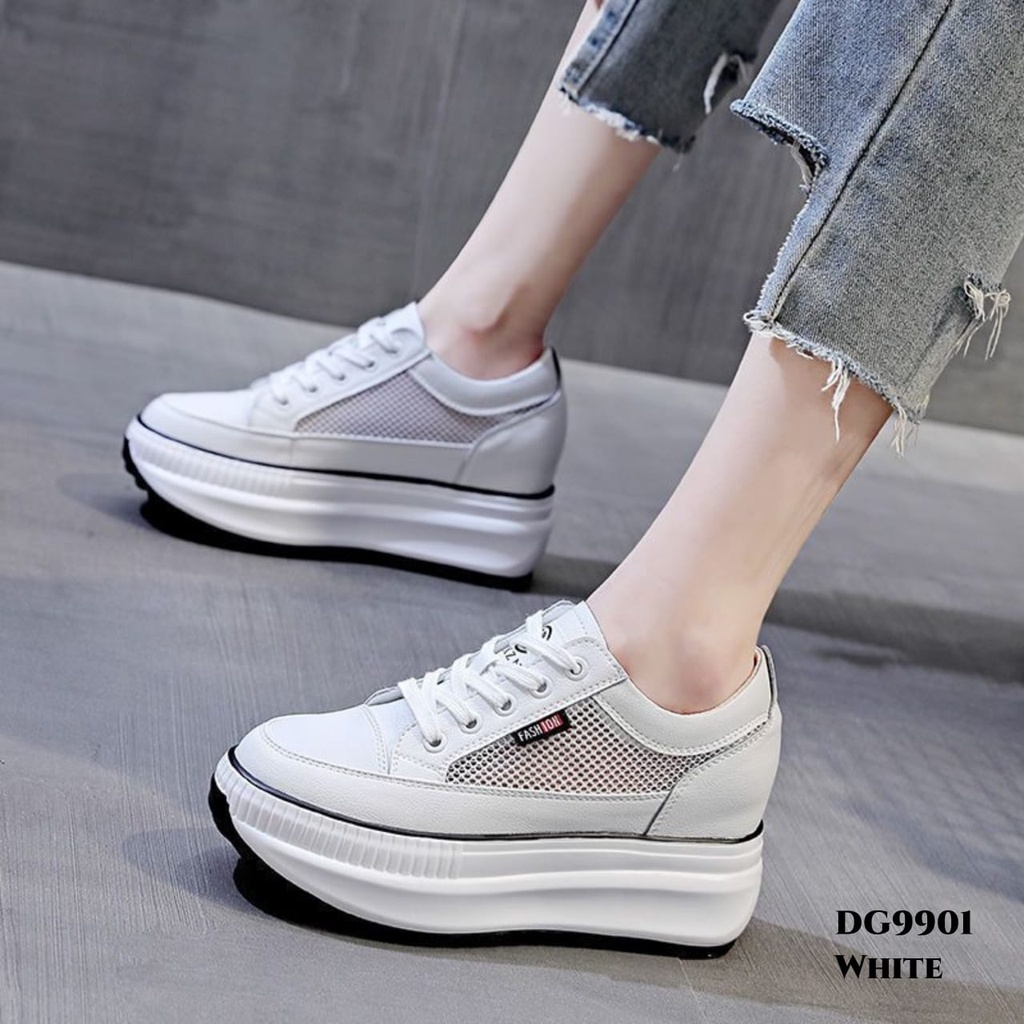 RESTOCK PRF Sneakers High Wedges Fashion Korea DG9901