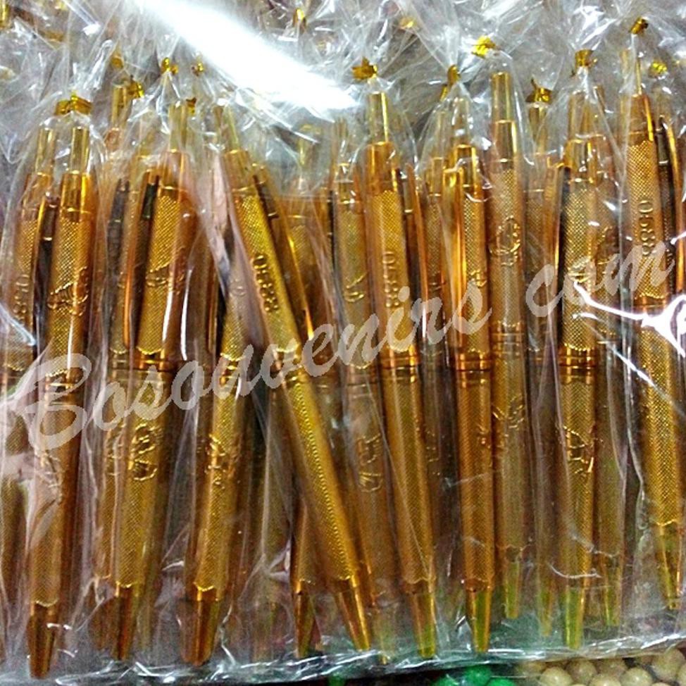 

promo Pulpen Emas Termurah / Souvenir pernikahan (minimal Beli 100pcs)