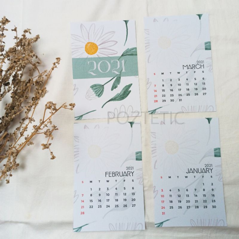 

KALENDER AESTHETIC 2021 VOL. 2 | UKURAN A6 | 14.5 X 9.5 cm | kertas BC 150 grm