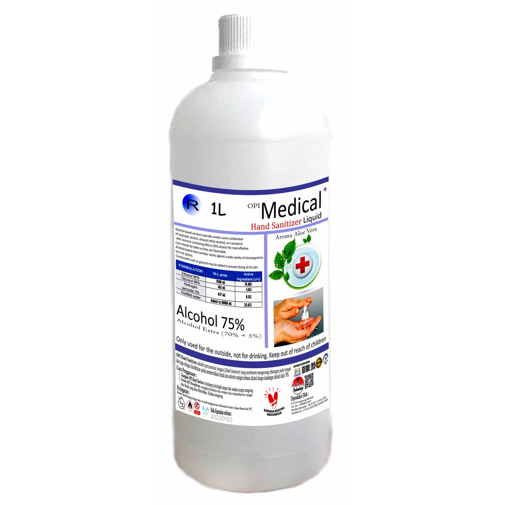 hand sanitizer 1 liter cair OPI Hand Sanitizer varian wangi bisa dipilih OT2879N780