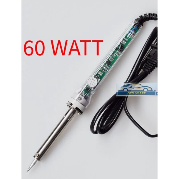 SOLDER LISTRIK 60WATT 220V DENGAN TEMPERATURE SUHU MODEL TRANSPARAN