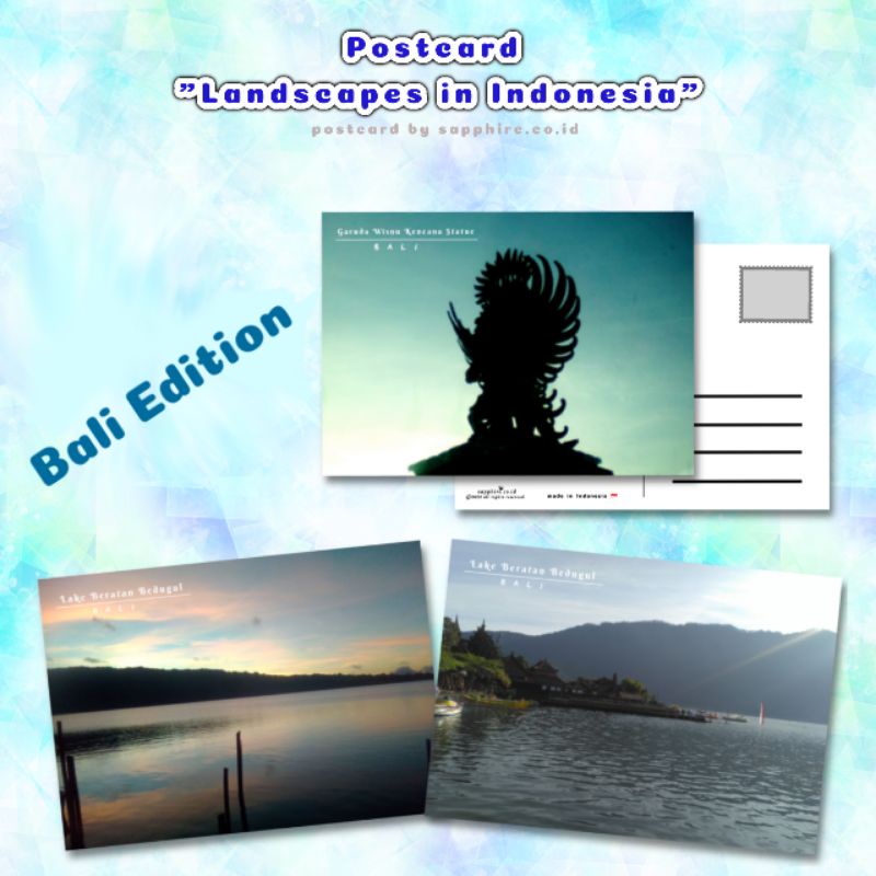 

Postcard/Kartu Pos Tema Landscape Di Indonesia