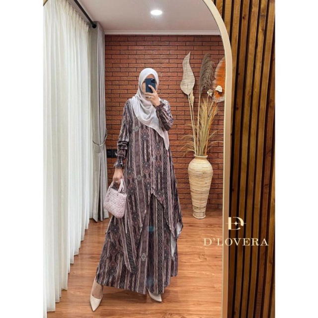 SEGERA MILIKI KIA SET TUNIK ORIGINAL DHILOVERA BY OLLA GAMIS BAJU DRESS PAKAIAN MAXY BRANDED ORIGINA