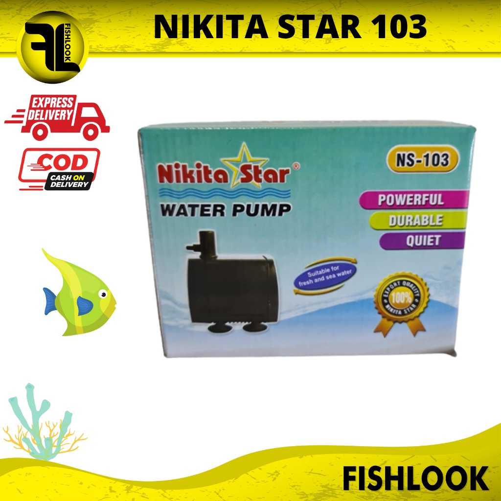 pompa celup water pump Nikita star ns 103 aquarium