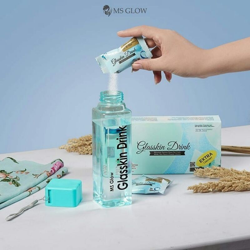 MS GLOW Glasskin Drink Minuman Pemutih seluruh badan//Mempercantik Kuku