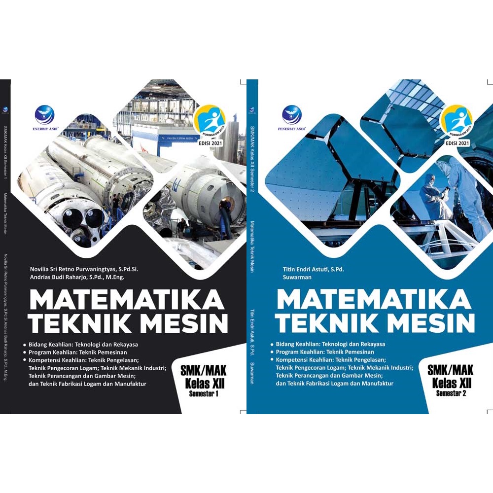 Jual Buku Matematika Teknik Mesin Smk Kelas Xii Semester 1 Dan 2 Indonesia Shopee Indonesia