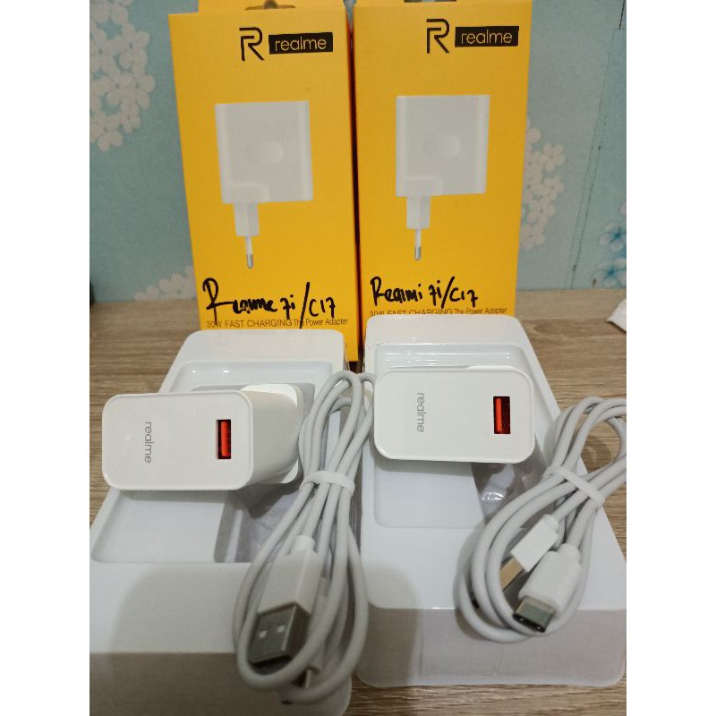 charger/casan realme 7i/c17 tipe C original