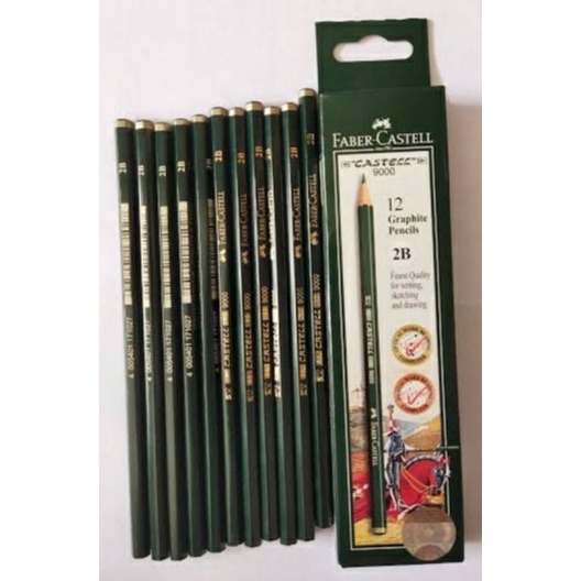 

FABER CASTELL Pensil 2B isi 12 Pcs ORIGINAL