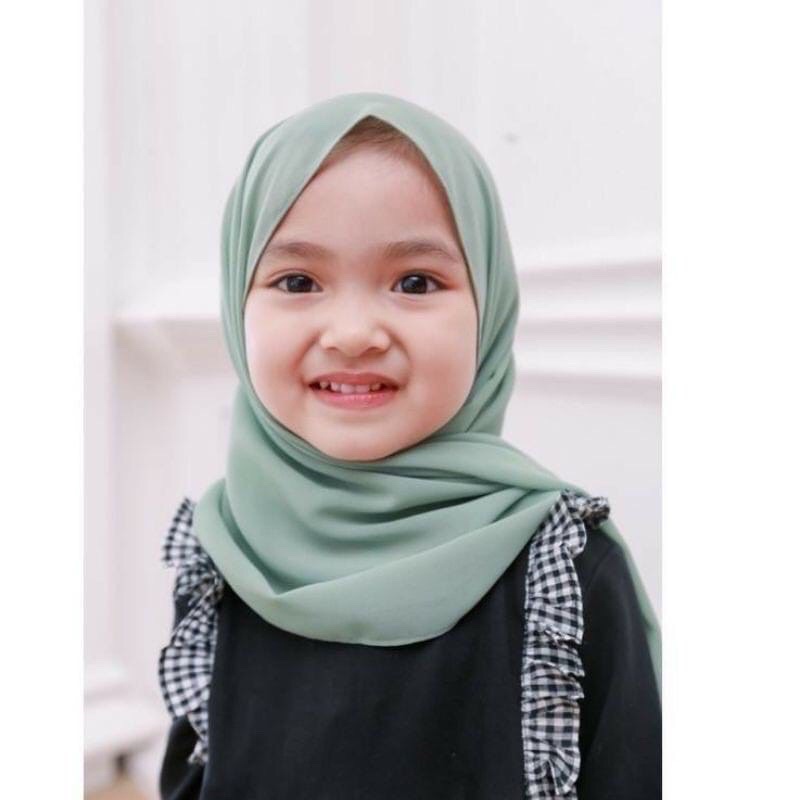 Hijab Pashmina Tali Anak Diamond Usia 2-10 Tahun Diamond