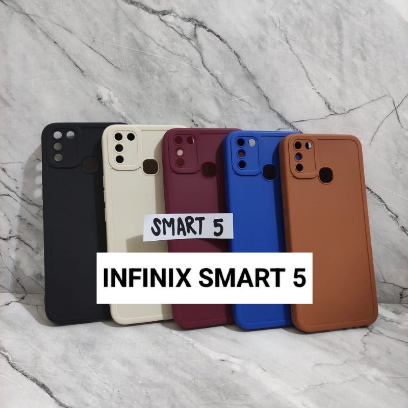 SLICON/SOFTCASE MACARON INFINIX SMART 5/SMART 6 CASE PROCAMERA