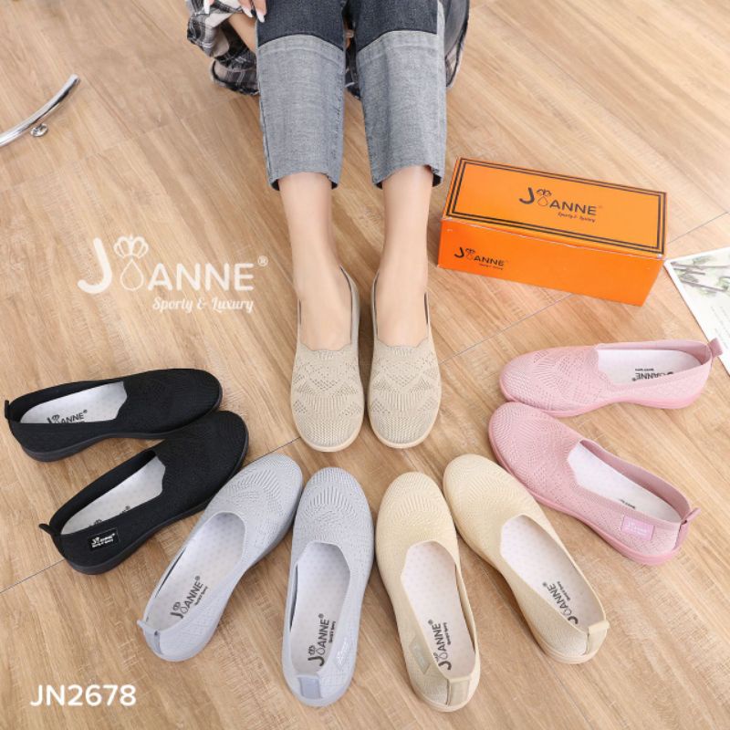 RESTOCK!! JOANNE Sepatu Flyknit Flat Shoes JN2678 [ORIGINAL BRAND]