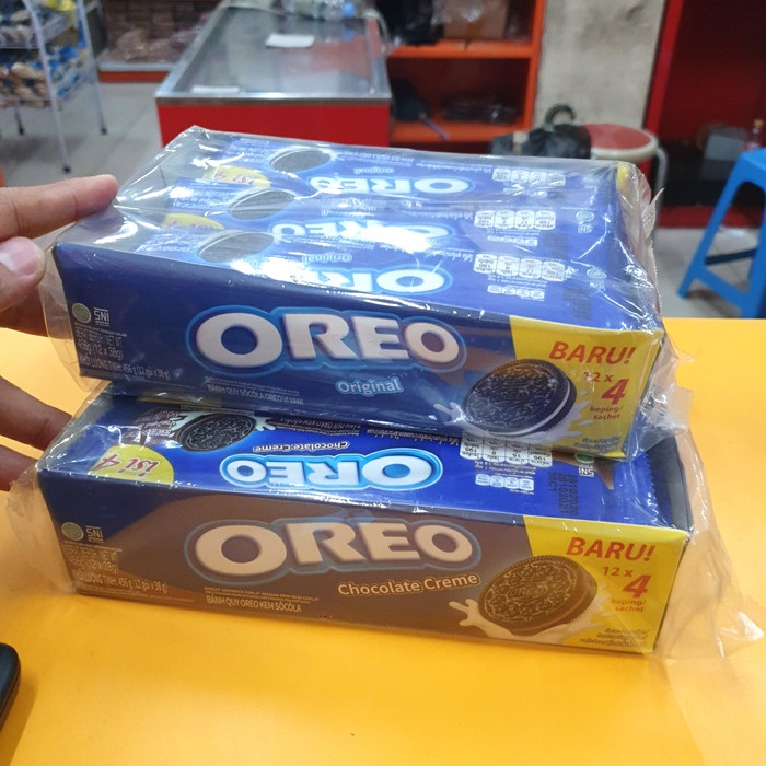 

BOX 12*38GR - BISKUIT OREO 12S 456GR COKLAT / ORI atayatoko