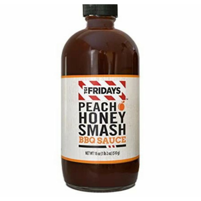 

TGI FRIDAYS PEACH HONEY SMASH BBQ SAUCE 17 oz | Saus Barbeque