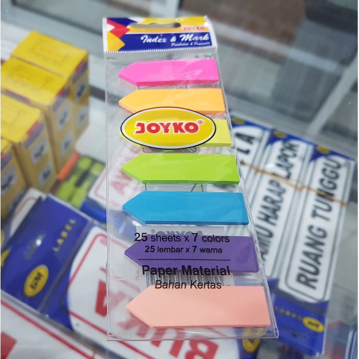 

Jual POST-IT IM-33 KERTAS PANAH / JOYKO / PEMBATAS Murah