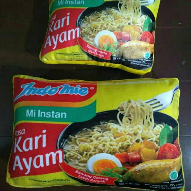 

Bantal snack indomie kari ayam 30x40