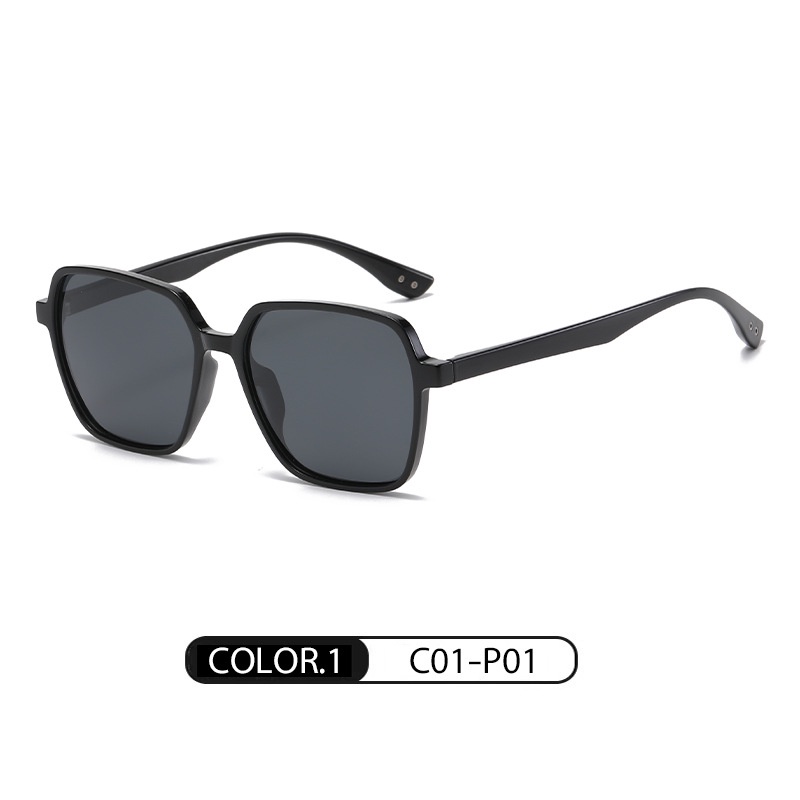 Kacamata Hitam Polarized Pelindung UV Model Oversized Untuk Wanita