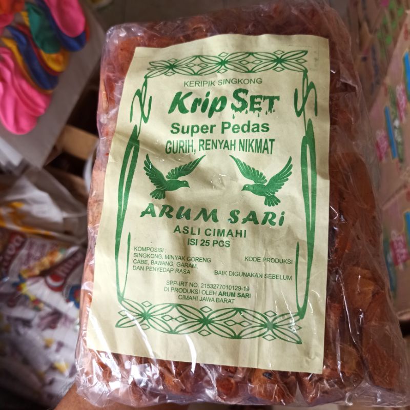 

Keripik Singkong Super Pedas Kripset Cemilan Tradisional