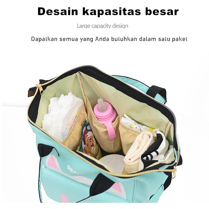 RANSEL/TAS POPOK / DIAPER BAG/TAS MAMI/TAS WANITA/WATERPROOF TAS BAYI BACKPACK/TAS PERLENGKAPAN BABY