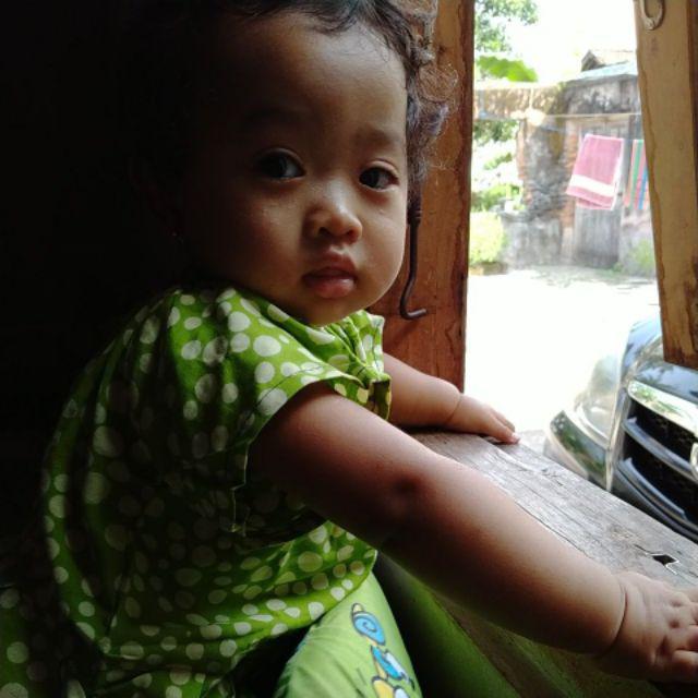 Baju Harian Anak / Baju Tidur Anak / Baju / Dress Batik Anak Usia 6 Bulan - 2 Tahun Random