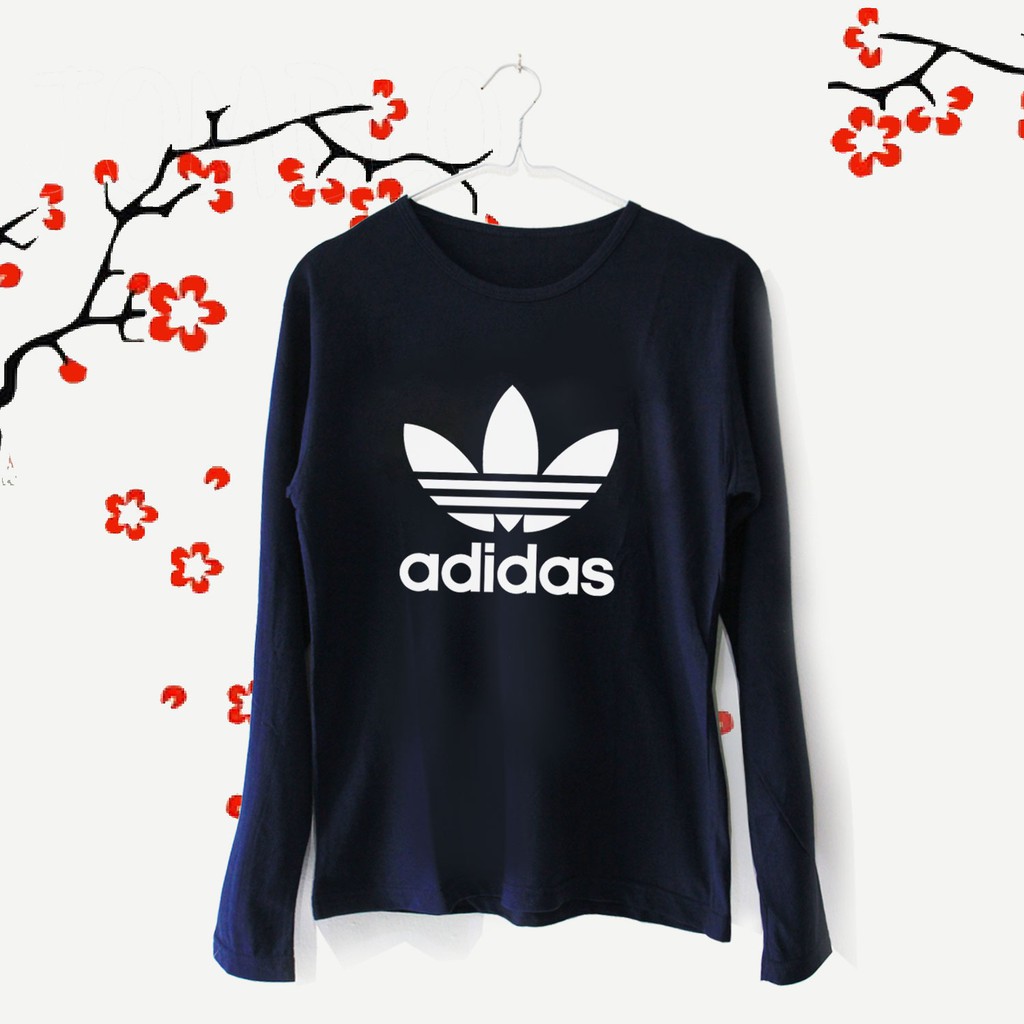 Tumblr Tee / T-shirt / Kaos Wanita Lengan Panjang " Adidas "