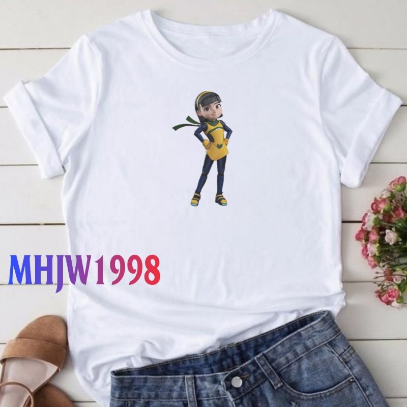 Baju anak perempuan ejen ali/kaos anak perempuan ejen ali/t shirt anak perempuan ejen ali