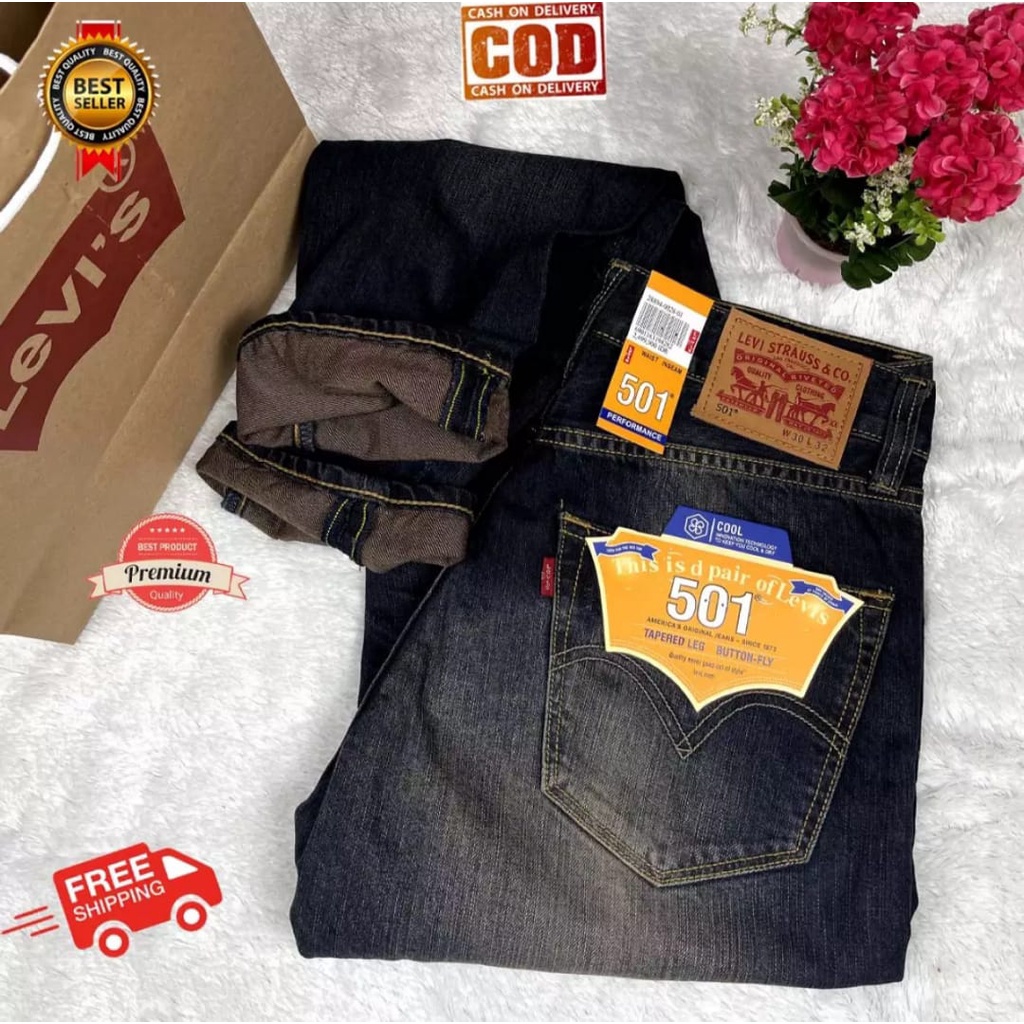 CELANA DENIM 501 JAPAN PRIA / CELANA JEANS 501 USA PROMO / CELANA PRIA 501 PRIA COD