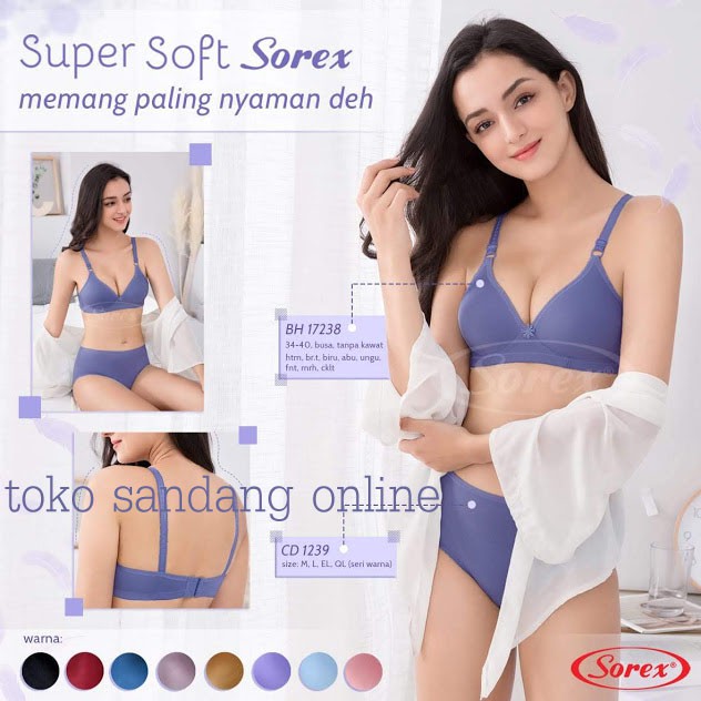 Bh Sorex Bra Super Soft Tanpa Kawat BH Sorex 17238