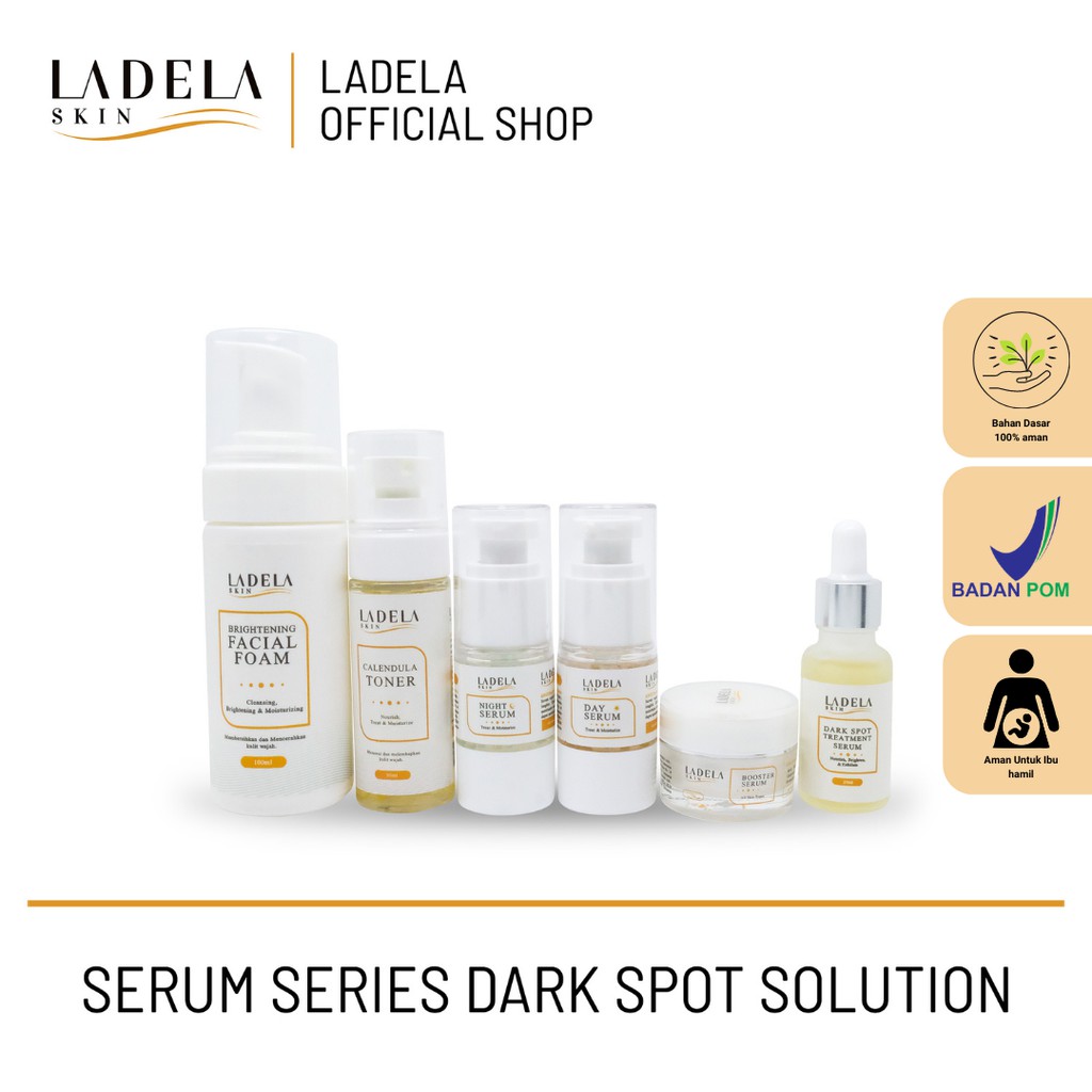 Serum Series Dark Spot Solution Ladela Skin - Perawatan Wajah dan Penghilang Flek BPOM