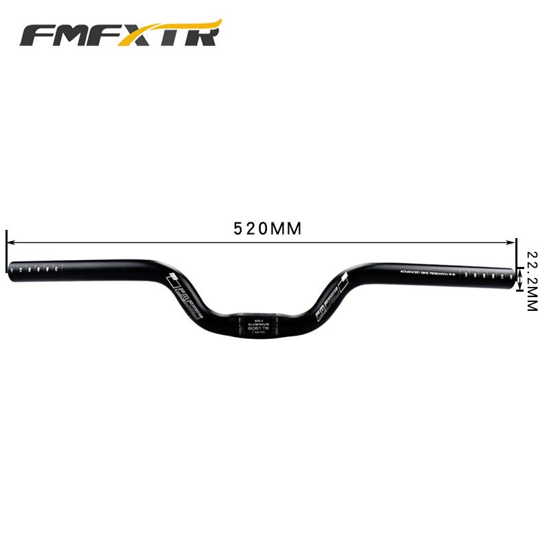 Handlebar Stang Midrise FMFXTR 25.4x520 Seli Minion Fixie Aluminium Alloy Original