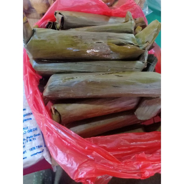 

lontong jual per biji kak