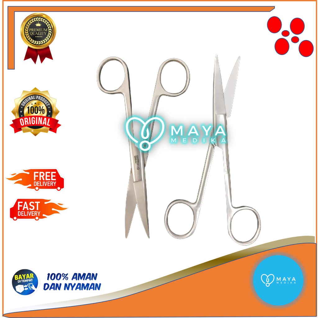 

Gunting Bengkok Tajam-Tajam OneMed 14 cm