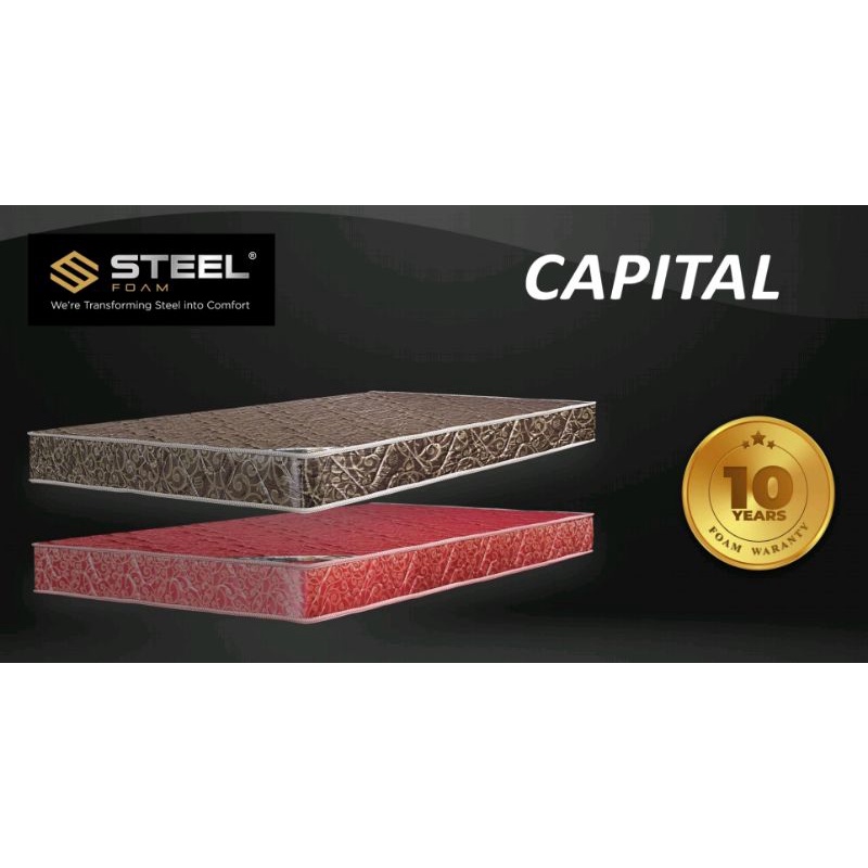 Tilam Busa Steel Capital Anti Kempes ( Garansi 10thn) - Star Meubel