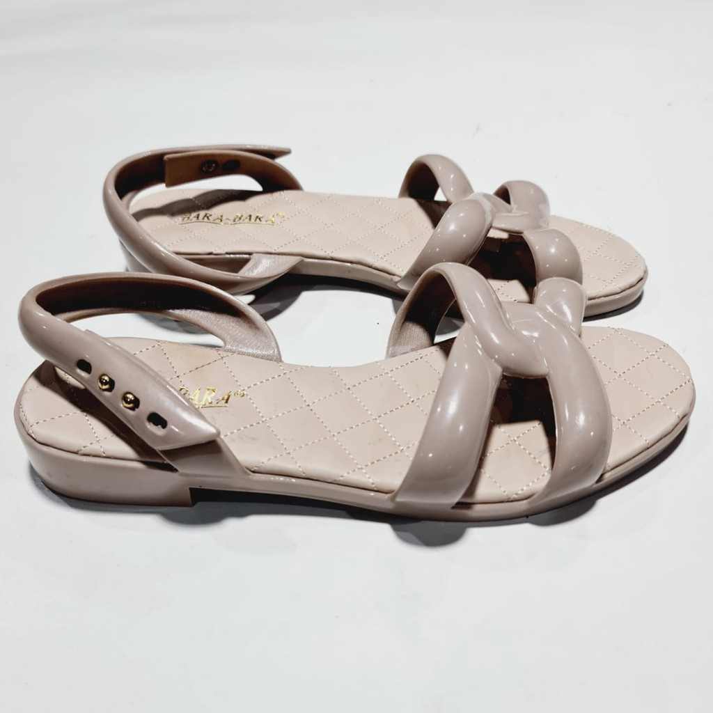 jelly sendal bara bara sandal wanita tali karet import barabara cewek hx1601