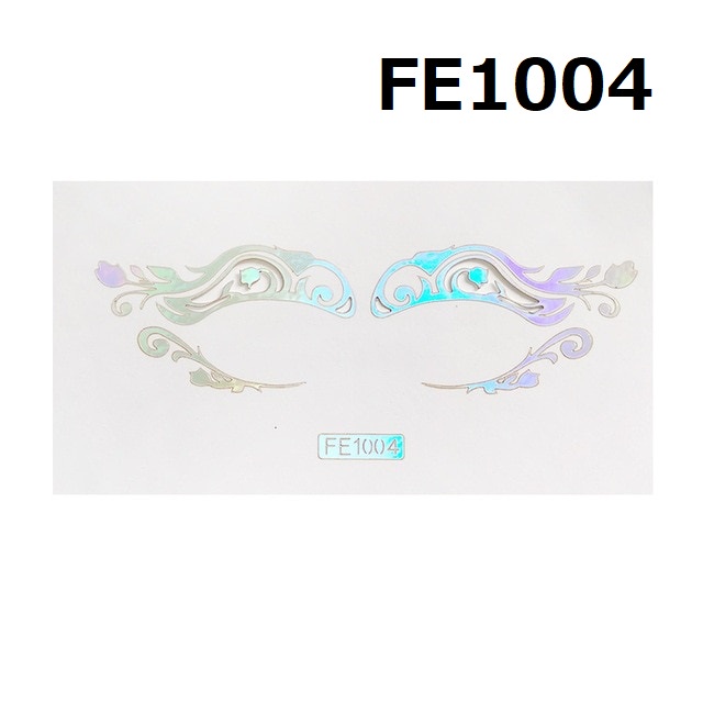 CSP102 Eyeliner Sticker Metalik Pesta Halloween Cosplay Instan