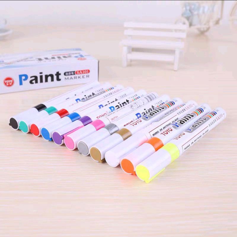 

Spidol Warna Spidol Ban TOYO Paint Marker Toyo Original Spidol Nat Keramik Ori
