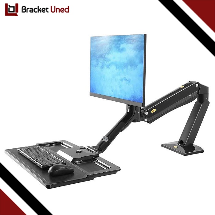 Bracket Monitor 24 27 32 35 inch North Bayou NB FC40 Single Monitor Desk Mount