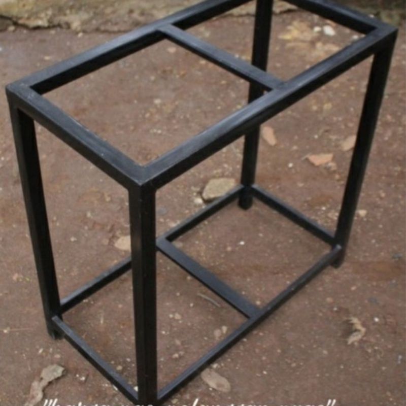 kaki aquarium / meja aquarium / rak besi hollow aquarium 80cm x 40cm