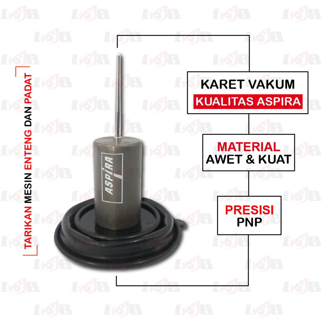 Aspira Karet Vakum Vario Beat KVB Vacum&amp;Per Sol Diafragma Karburator Mesin Motor matic