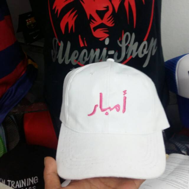 Topi tumbler/topi baseball custom bordir